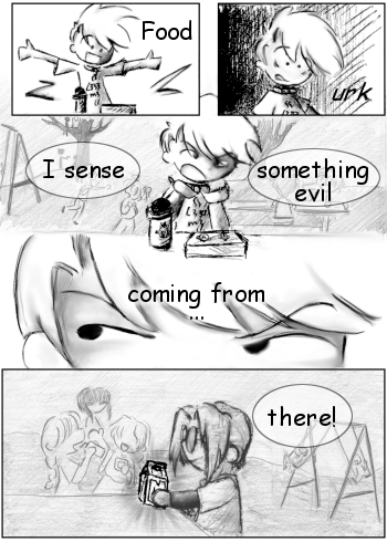 I sense something evil.